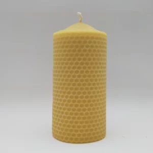 7 Stumpen 100% Bienenwachskerzen Beeswax candle light Kerzen Geschenkidee 