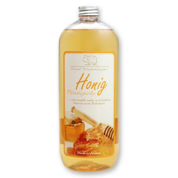 Honig Flüssigseife Nachfüller, 1.000 ml Nachfüllpack